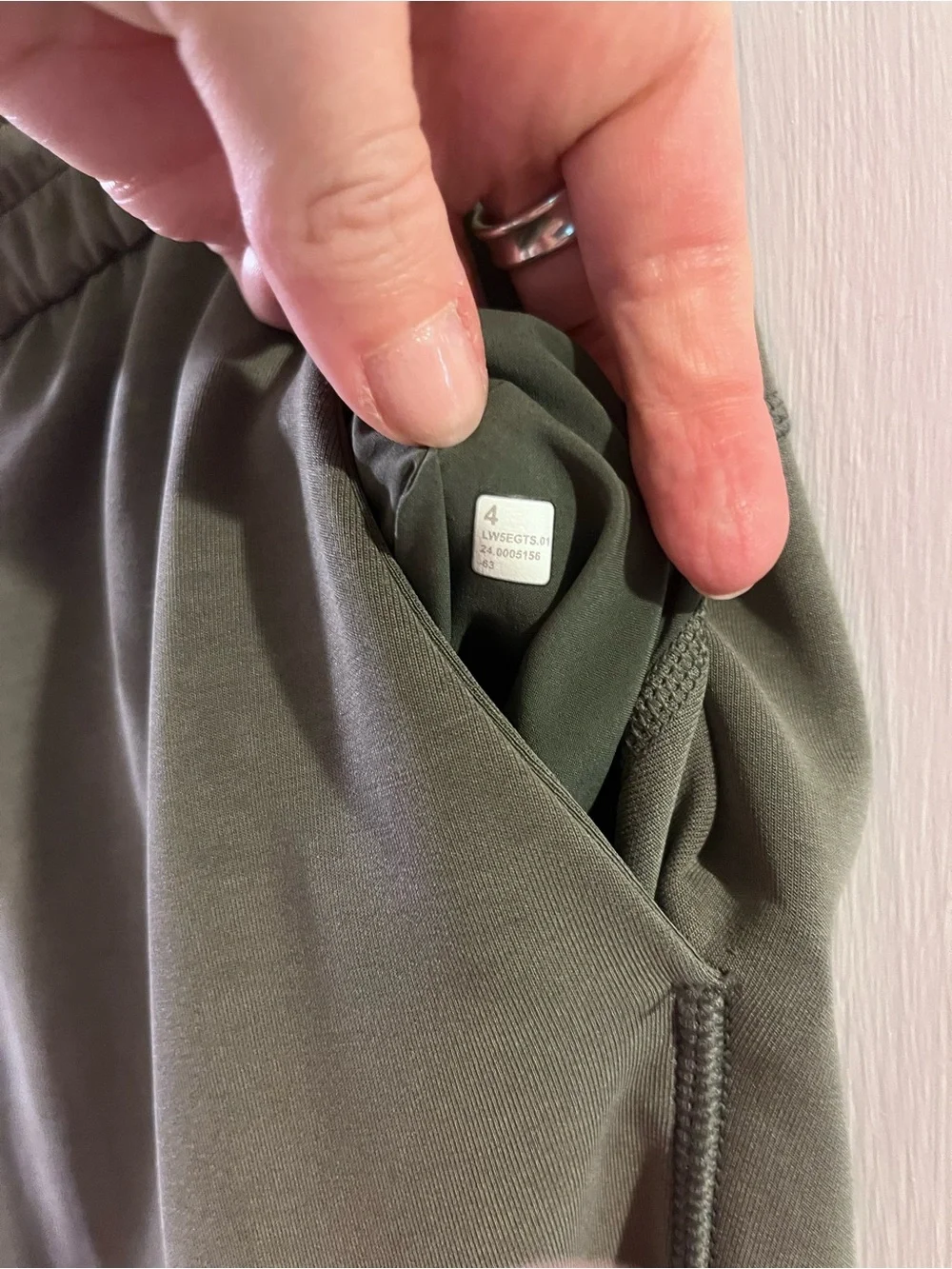 Lululemon Softstreme High-Rise Pant, Regular, Grey Eucalyptus, Size 4